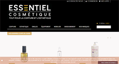 Desktop Screenshot of essentielcosmetique.com